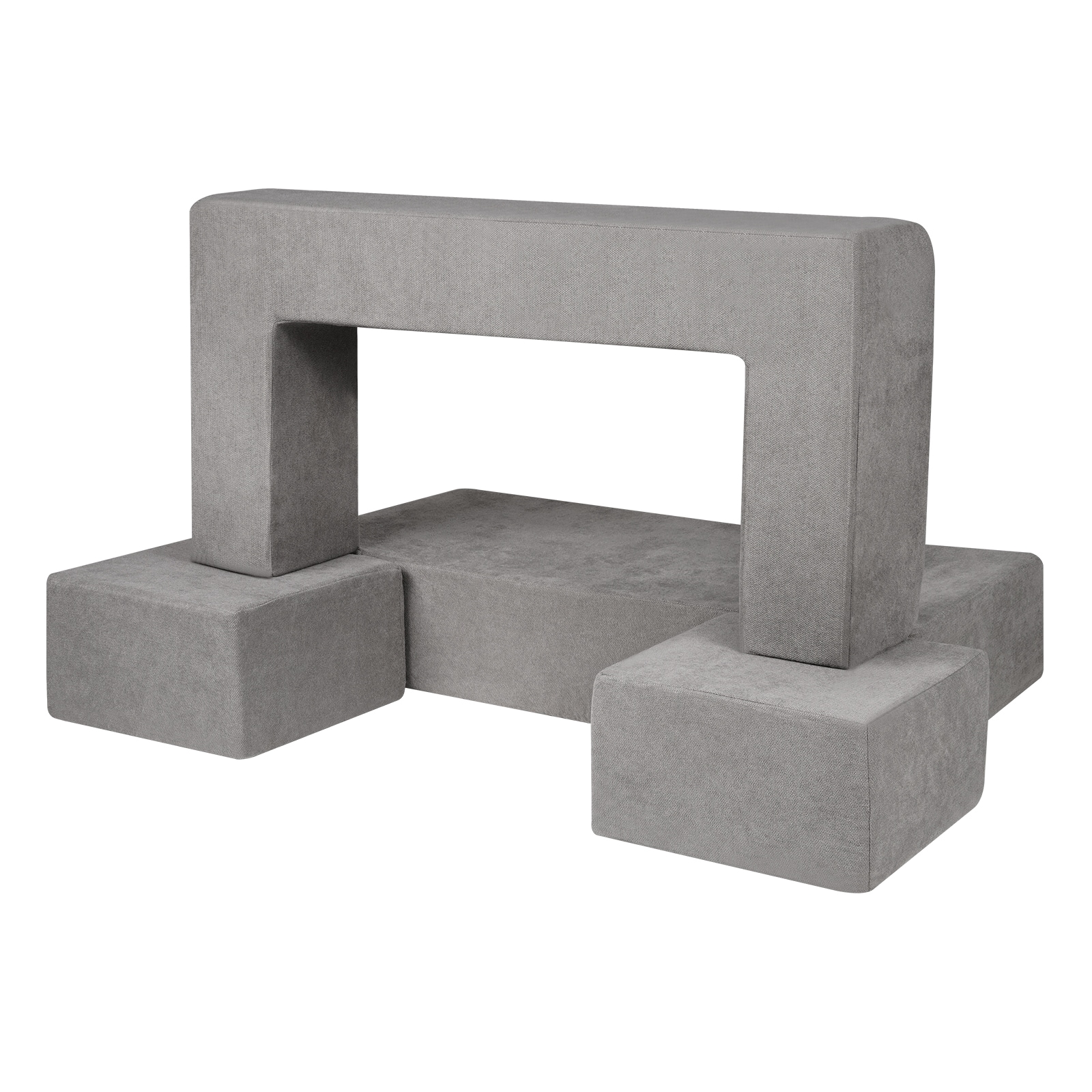 Kids Modular Play Couch Sectional Sofa For Toddlers And Children_voghion.com